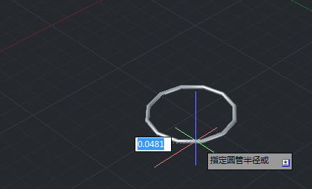 CAD怎么畫三維立體圓環(huán)