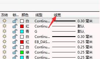 CAD如何設置圖層的線寬？.jpg